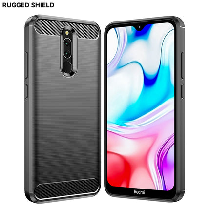 Brushed Silicone Phone Case For Redmi 8