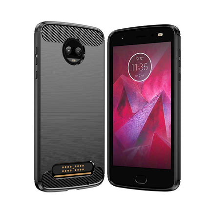 Brushed Silicone Phone Case For Motorola Moto Z 2018