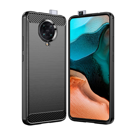 Brushed Silicone Phone Case For Redmi K30 Pro Zoom