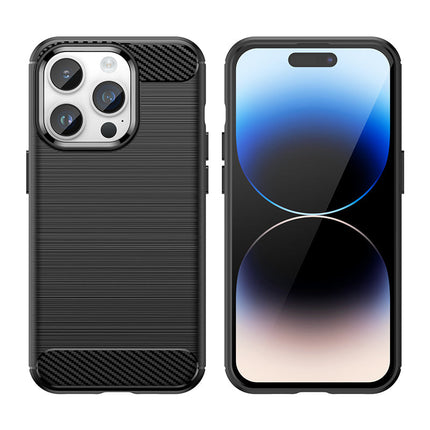 Brushed Silicone Phone Case For iPhone 14 Pro