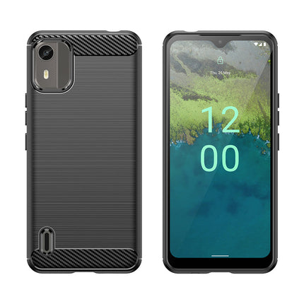 Brushed Silicone Phone Case For Nokia C12
