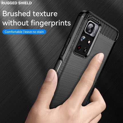 Brushed Silicone Phone Case For Redmi Note 11T 5G
