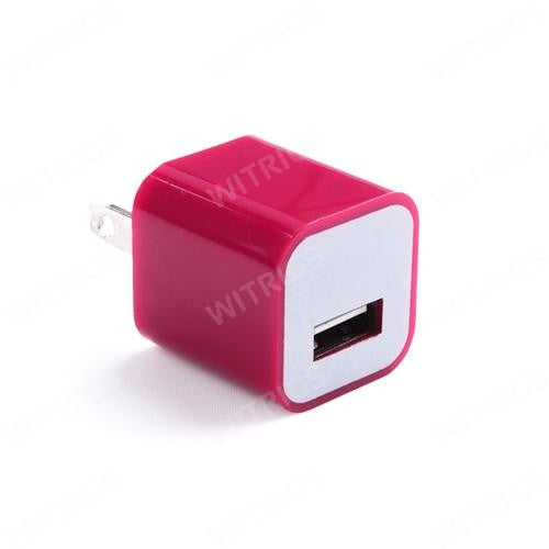 US Standard Charger for iPhone/iPad/iPod Magenta