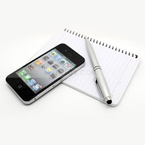 Multi-Function Touch Ball Pen Silver