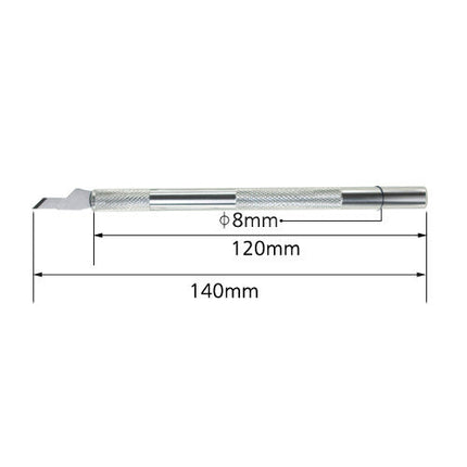 YS Hobby Knife Aluminum Handle Silver