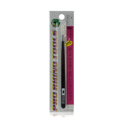 Pro Rhino ESD Safe Stainless Steel Tweezers Super Fine Tip Straight ESD-11 Black