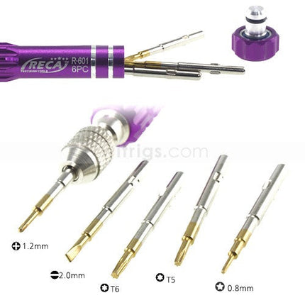 Pro Rhino 5-in-1 Screwdriver Gold