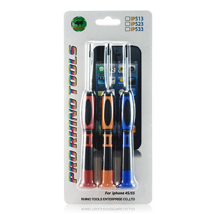 Pro Rhino Screwdriver Set 3pcs