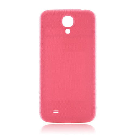 Woven Pattern Nylon Fabric Coated Battery Cover for Samsung Galaxy S4 GT-I9500 Pink
