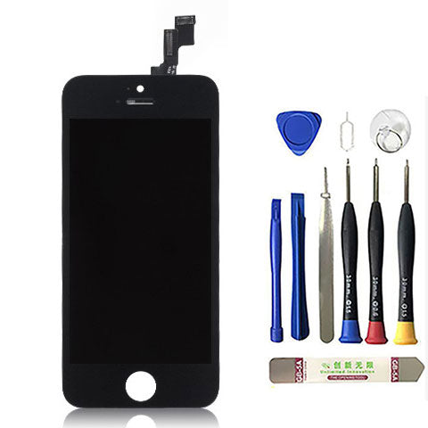 OEM LCD with Digitizer Replacement for iPhone 5S Black
