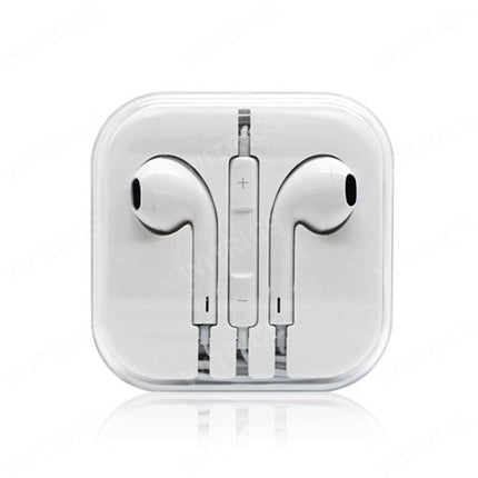 Custom Earphone with Remote and Mic for iPhone/iPad/iPod White