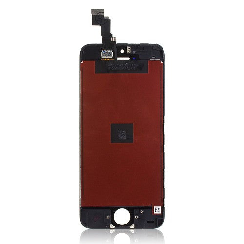 Custom LCD with Digitizer Replacement for iPhone 5C Black.