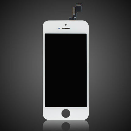 Custom LCD Screen with Digitizer Replacement for iPhone 5S White.