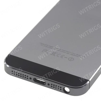 OEM Back Cover with Side Buttons for iPhone 5S Space Grey.
