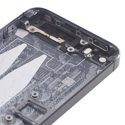 OEM Back Cover with Side Buttons for iPhone 5S Space Grey.