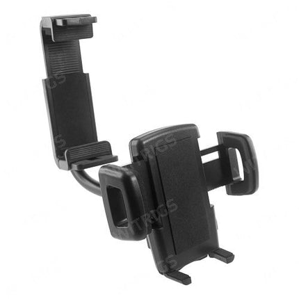 Universal 360° Rotating Car Rearview Mirror Car Holder Black