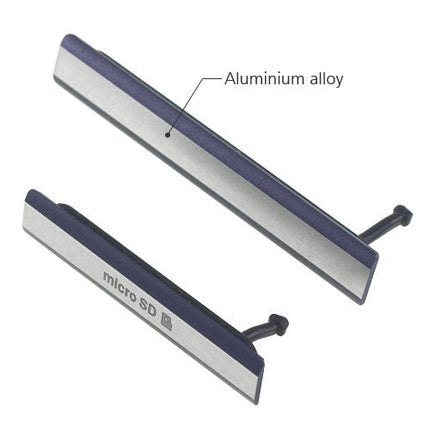 OEM Micro SD + SIM + USB Port Cover Flap for Sony Xperia Z2 Black