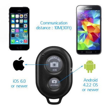 Bluetooth Camera Remote Shutter Black