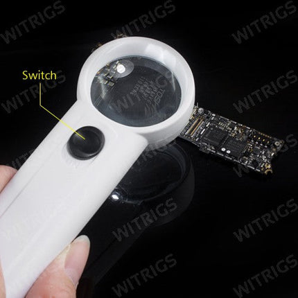 15x Hand-Held Magnifier with LED Light