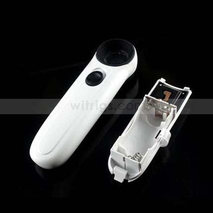 40x Hand-Held Magnifier with LED Light