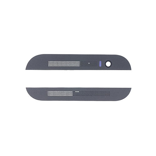 OEM Speaker Cover for HTC One M8 Gunmetal Grey