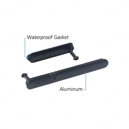 OEM Micro SD+SIM+USB Port Cover Flap for Sony Xperia Z3  Black