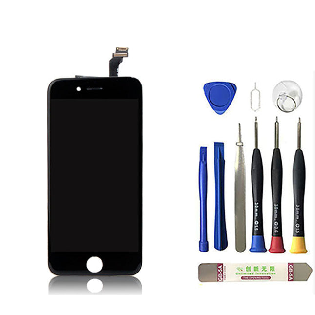 OEM LCD with Digitizer Replacement for iPhone 6 Black.