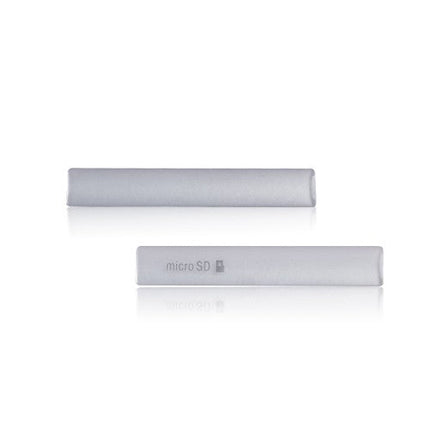 OEM Micro SD + SIM + USB Port Cover Flap for Sony Xperia Z3 Compact White