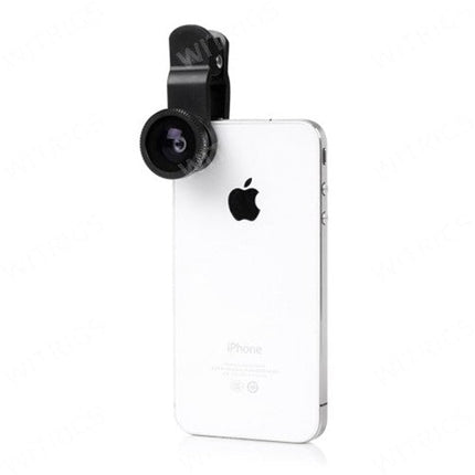 Universal 3 in 1 Clip Lens Black