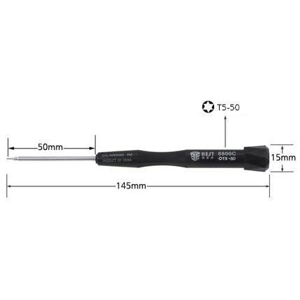 Best Torx Screwdriver T5 1.42*50mm Black