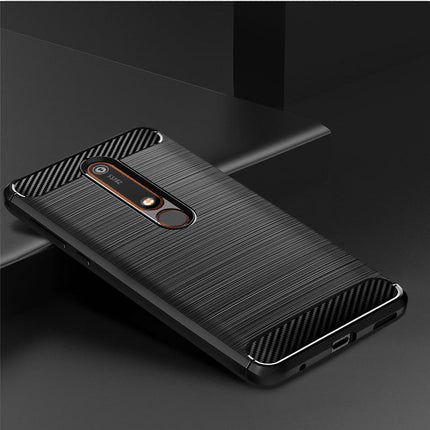 Brushed Silicone Phone Case For Nokia 6.1