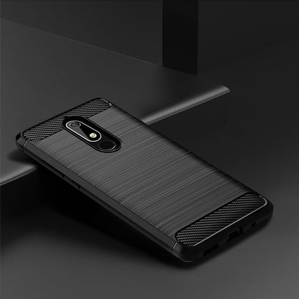 Brushed Silicone Phone Case For Nokia 5.1