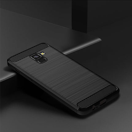 Brushed Silicone Phone Case For Samsung Galaxy A8 Plus 2018