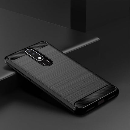 Brushed Silicone Phone Case For Nokia 3.1 Plus