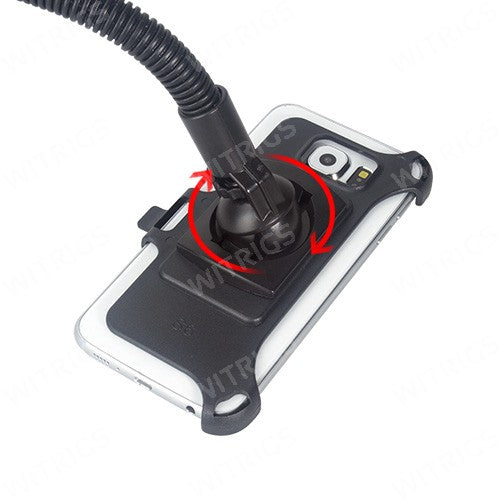 Flexible Windshield Car Holder for Samsung Galaxy S6 Black