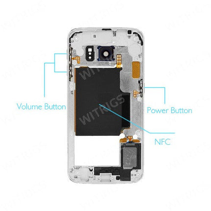 OEM Middle Housing Assembly for Samsung Galaxy S6 Edge Blue