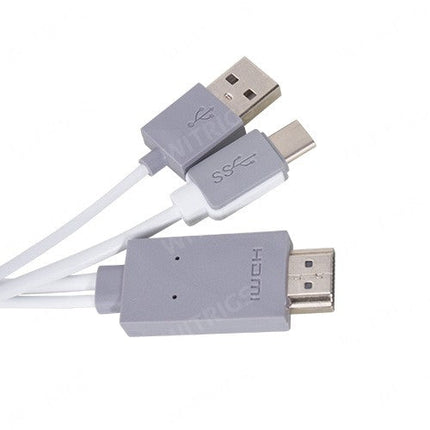 USB Type-C to HDMI Cable for OnePlus Two White