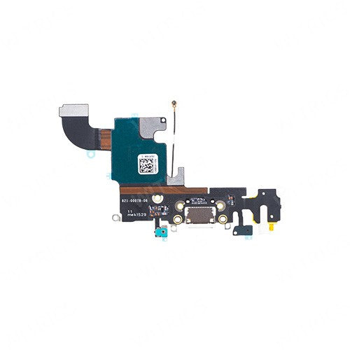 OEM Charging Port & Headphone Jack Flex for iPhone 6S White