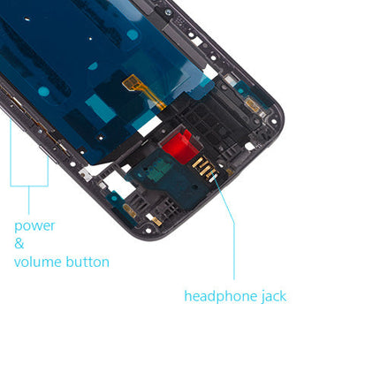 OEM Middle Frame for Motorola Moto X Style Black