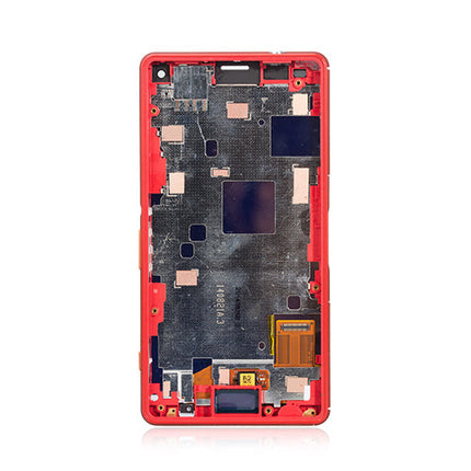 Custom LCD Screen Assembly Replacement for Sony Xperia Z3 Compact Red