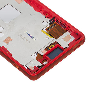 Custom LCD Screen Assembly Replacement for Sony Xperia Z3 Compact Red