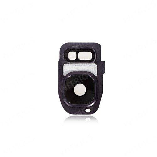 OEM Camera Lens + Flashlight Bracket for Samsung Galaxy S8 Coral Blue