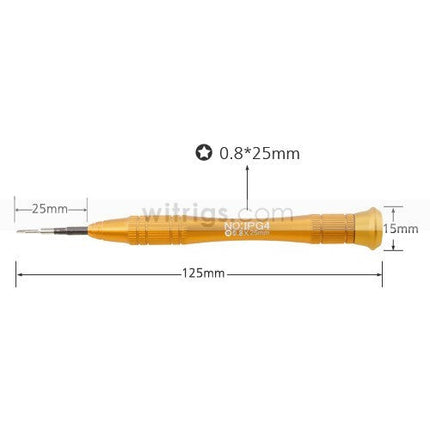 Torx Screwdriver T2 0.7*23mm Orange