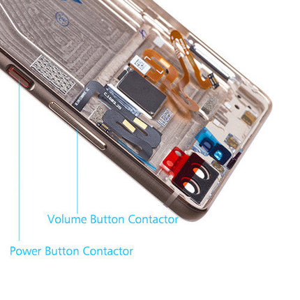 OEM Back Cover with Fingerprint Scanner for Huawei P9 Plus Gold