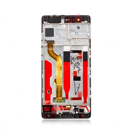 OEM LCD Screen With Frame Replacement for Huawei P9 Black