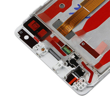 OEM Screen Replacement with Frame for Huawei P9 Ceramic White