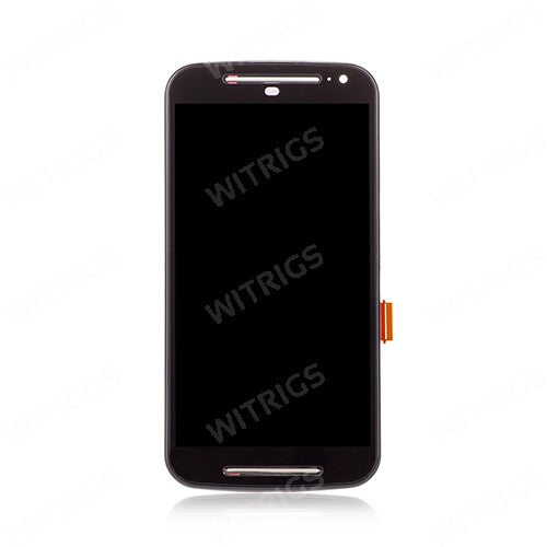 Custom LCD Screen Assembly Replacement for Motorola Moto G2 Black