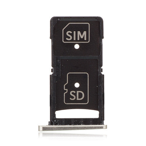 OEM SIM Card & SD Card Tray for Motorola Droid Turbo 2 Black