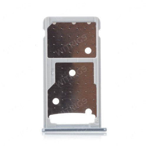 OEM SIM + SD Card Tray for Huawei Honor 5c Dual Silver.