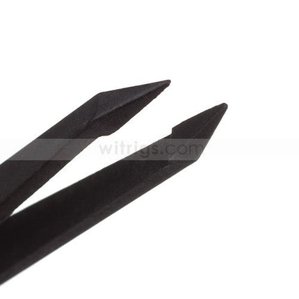 Shrill Tip Plastic Tweezers Black